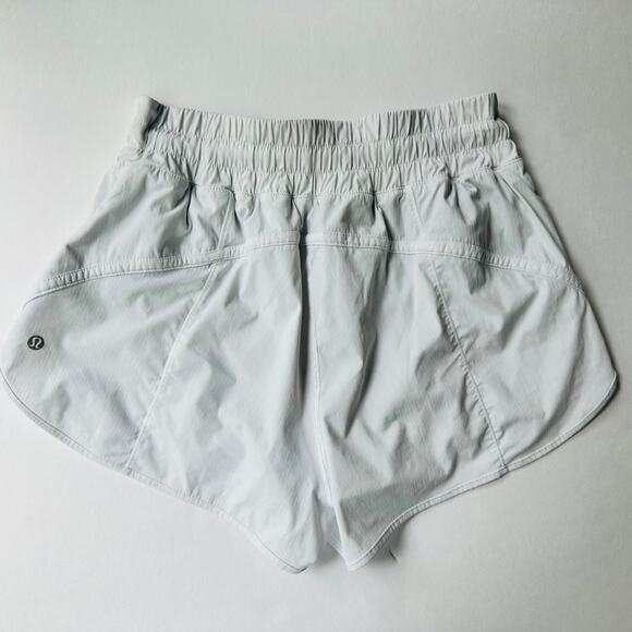Lululemon Track That High Rise Lined Short 3" White Size 10 Run Gym - Picture 5 of 8